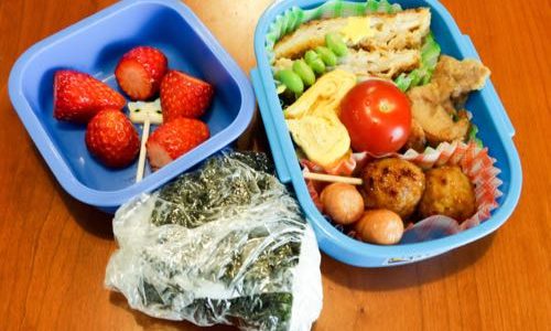 あまり考えず、いつも通りな2016/04/06の子供のお弁当