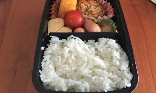 作り置きがあると少し安心〜2017/04/04の長男のお弁当