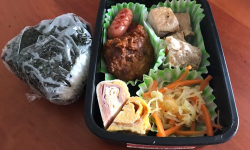 一人分だとやっぱり楽に作れるのがわかった〜2017/07/19 パパが作る子供のお弁当