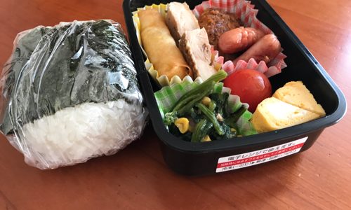 たまには彩りよく〜2017/07/21 パパが作る子供のお弁当