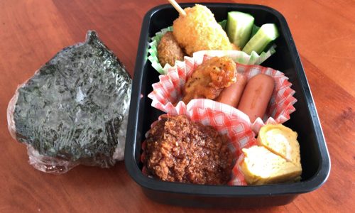 作り置きがないとバリエーションが減ると思った〜2017/08/22のパパが作る子供のお弁当