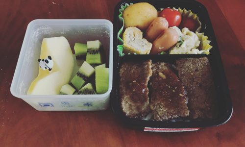 久しぶりの長男のお弁当 2017/10/26のますじゅんパパの作ったお弁当